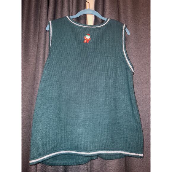Ugly Christmas Sweater Xmas Size Large Vest - Picture 3 of 3